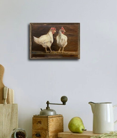 Chickens on a stick