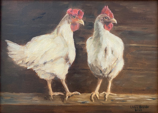 Chickens on a stick